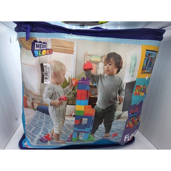 Mega Bloks 80 Piece Big Building Bag Set For Ages 1 Year & Up - Picture 4 of 10